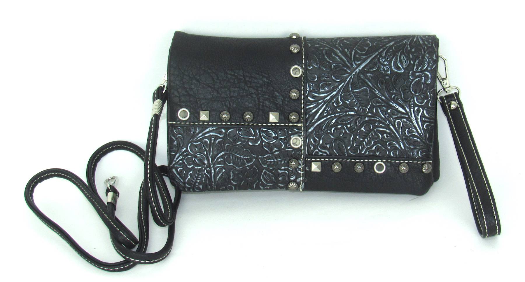 5-965786 Savana Crossbody With  Patchwork Design & Wallet sku 5-965786