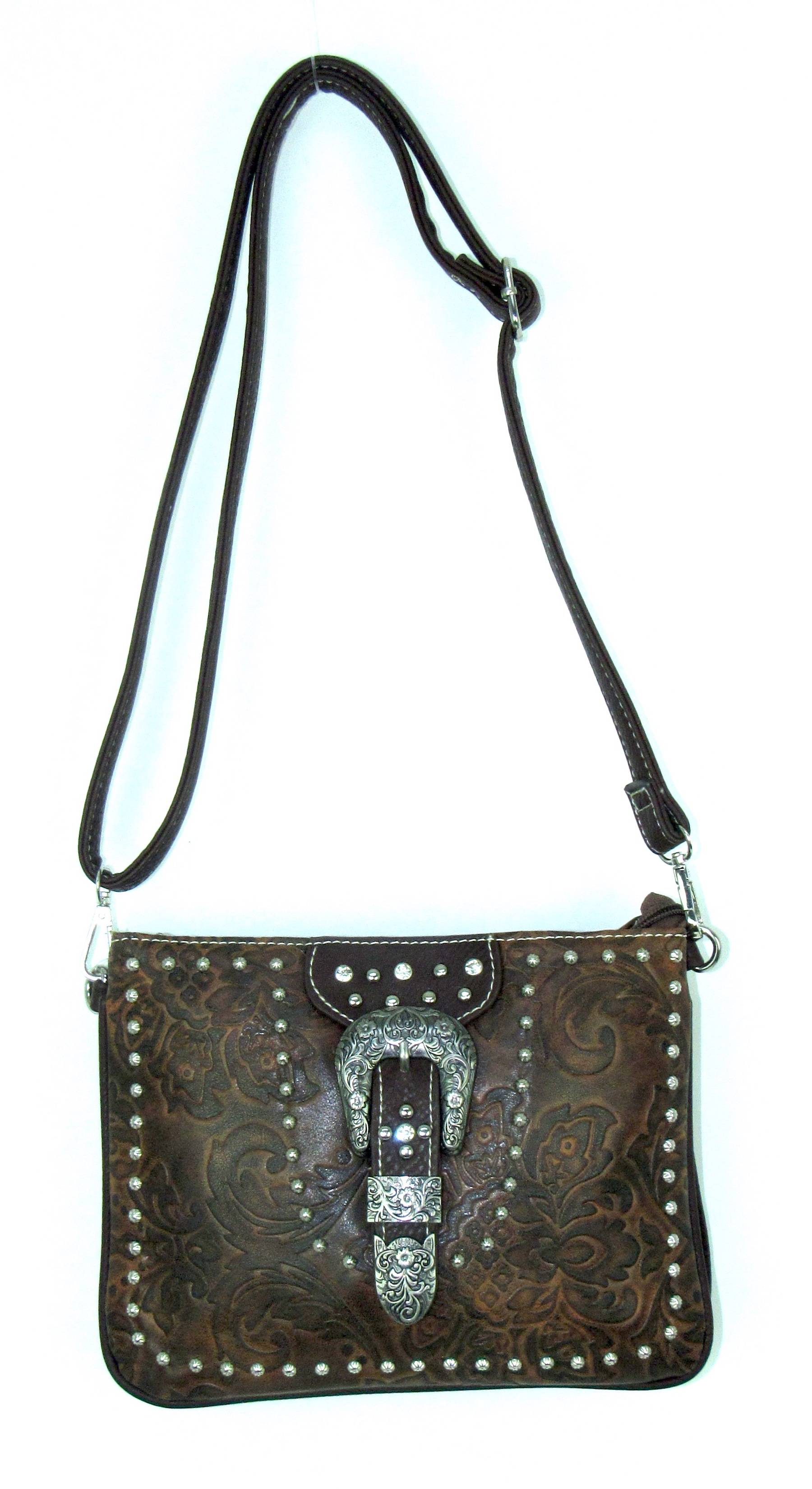 Savana Tooled Crossbody Bag