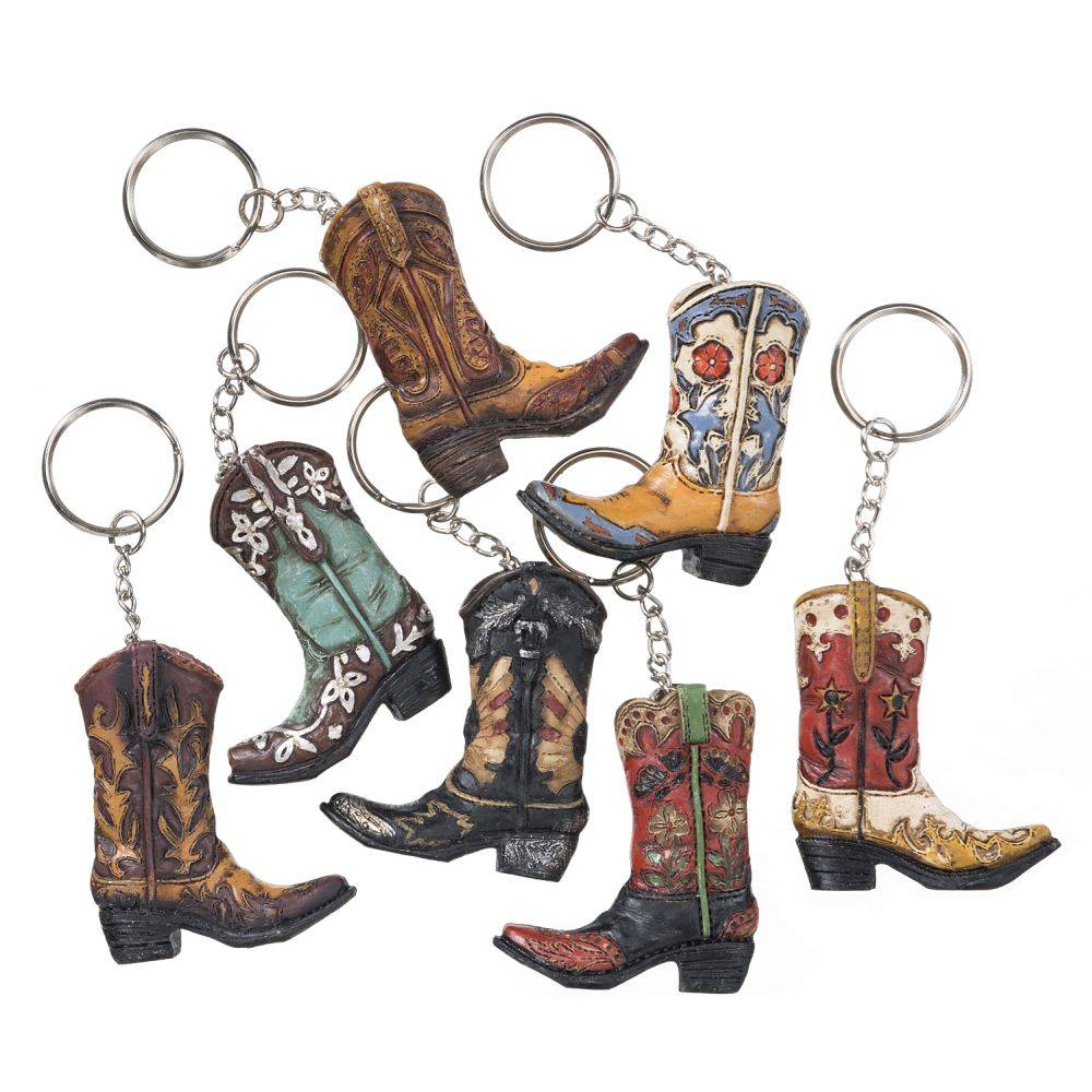 Tough1 Keychain Cowboy Boot 7 Pack EquestrianCollections