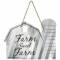 Gift Corral Barn Shaped Metal Sign