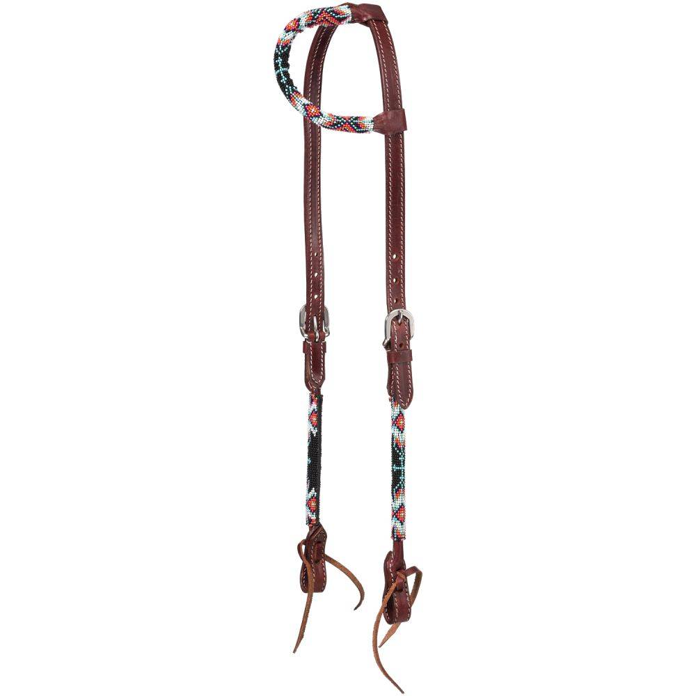 Tough 1 Beaded Cross Ear Headstall