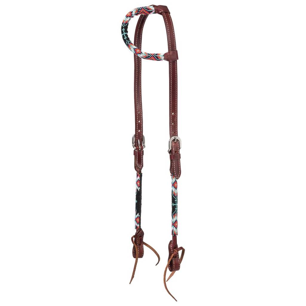 Tough-1 Beaded Cross Ear Headstall