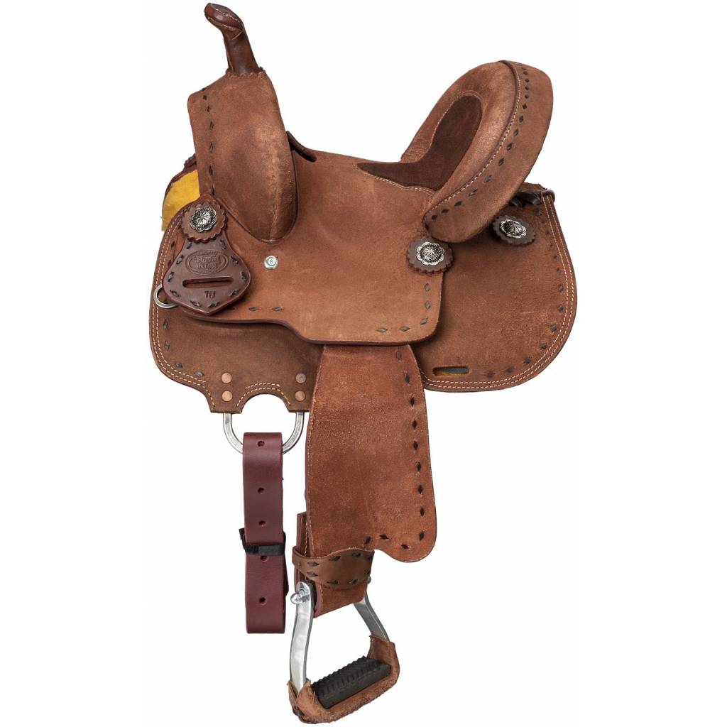 Royal King Branson Rough Out Barrel Saddle