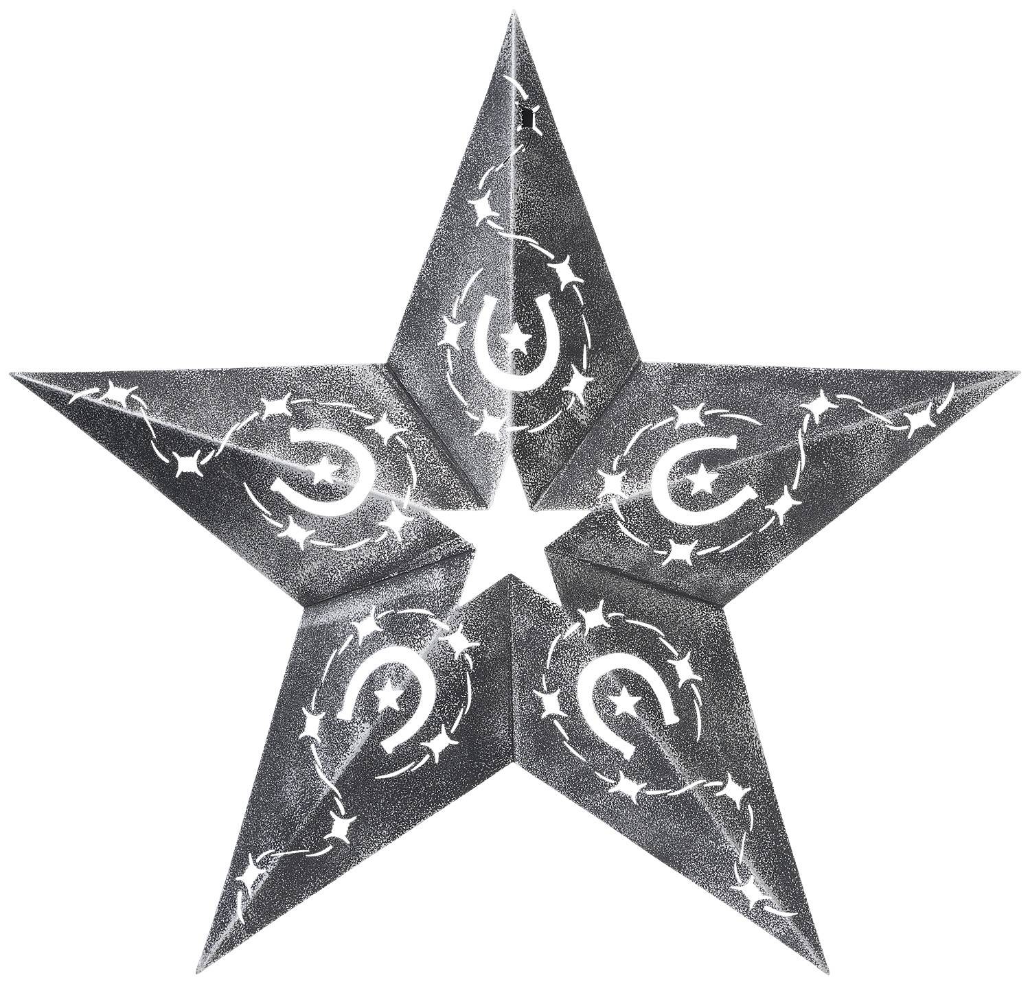 Gift Corral Star Cutout With Horseshoe Design