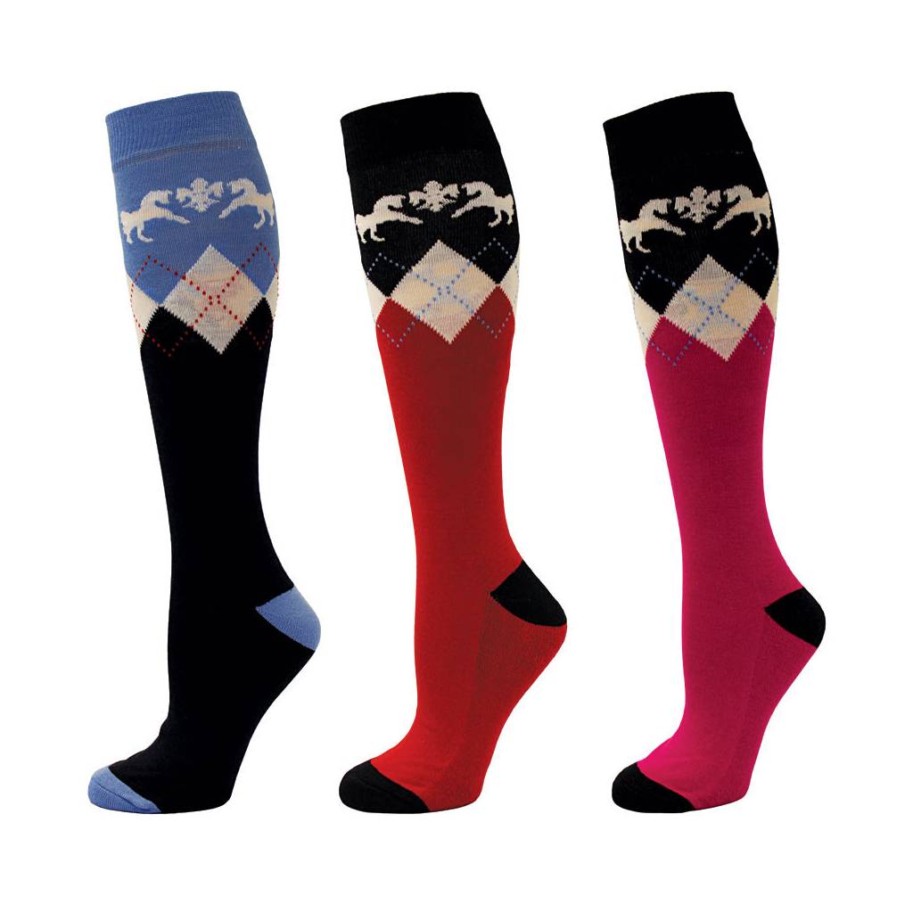 Equine Couture Hadley Knee Hi Socks - 3 Pack