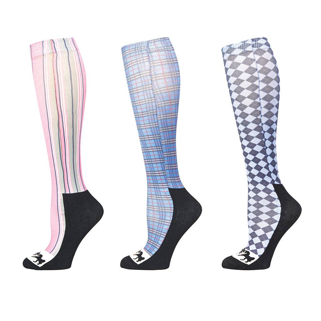 Equine Couture Isabel Padded Boot Socks - 3 Pack