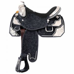 Silver Royal Extreme Show Saddle With Silver