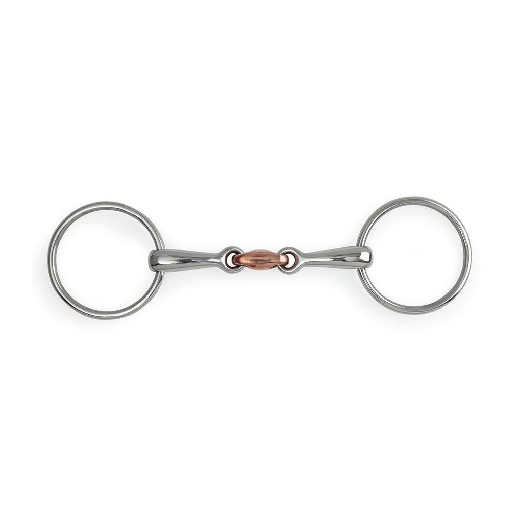 Shires Loose Ring Copper Lozenge Snaffle Bit