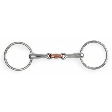 Shires Loose Ring Copper Lozenge Snaffle Bit