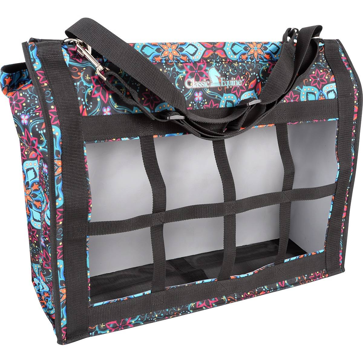 Classic Equine Designer Topload Hay Bag - Mardi Gras