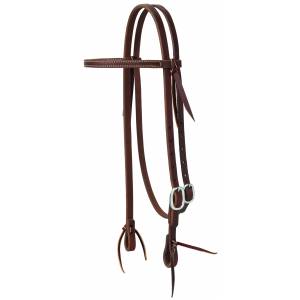 Weaver Working Tack Straight Browband Stainless Buckle Headstall