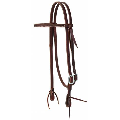 Weaver Working Tack Straight Browband Stainless Buckle Headstall