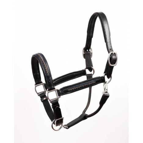 Perri's Bling Padded Leather Halter - Chevron