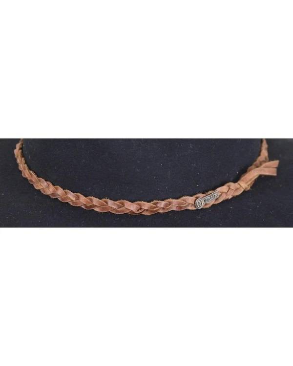 Outback Trading Braided Leather Hat Band- IN001