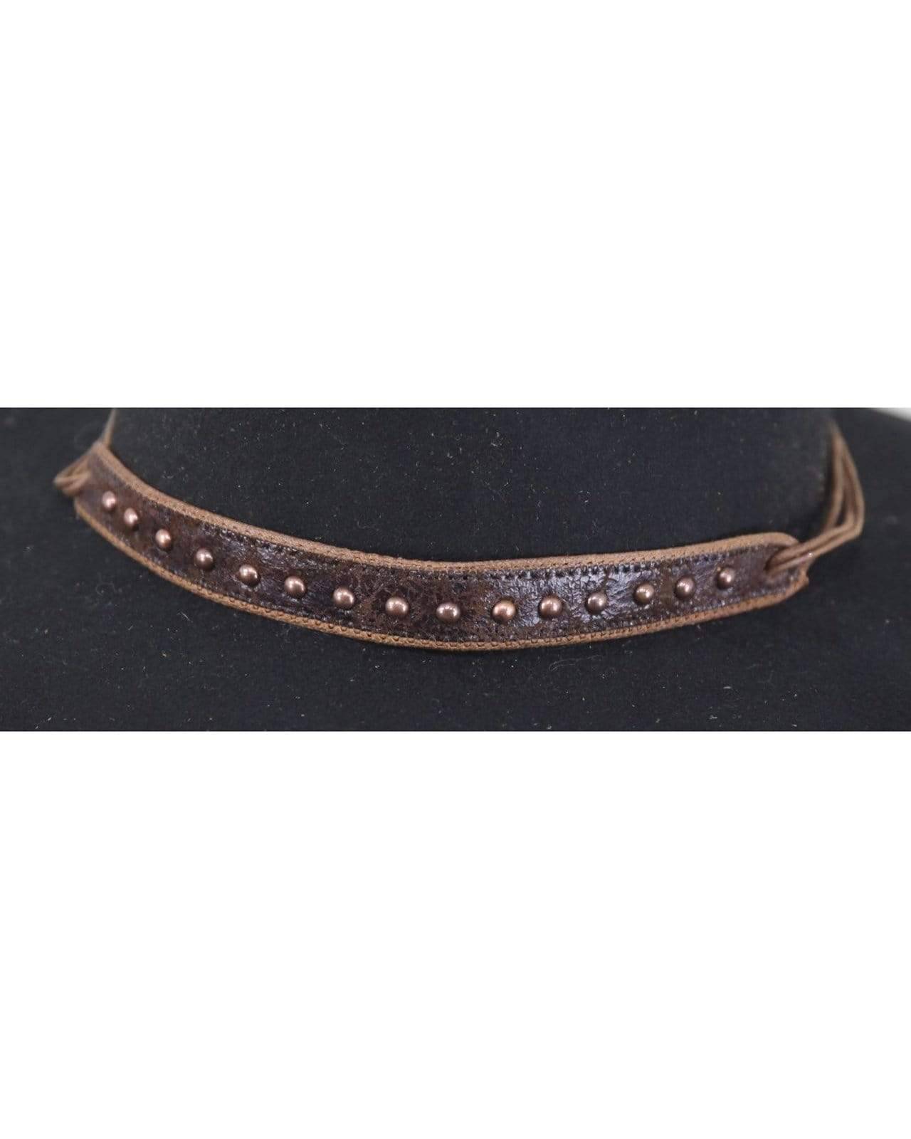 Outback Trading Studded Leather Hat Band - OT662