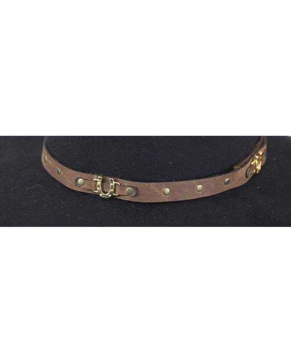 Outback Trading Studded Leather Hat Band - OT702