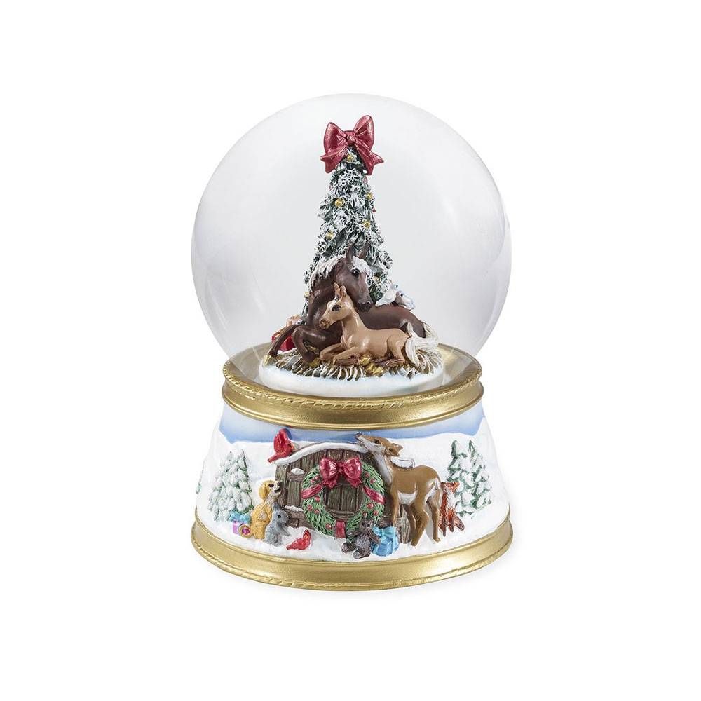 Breyer The Gift of Love Musical Snow Globe 700239