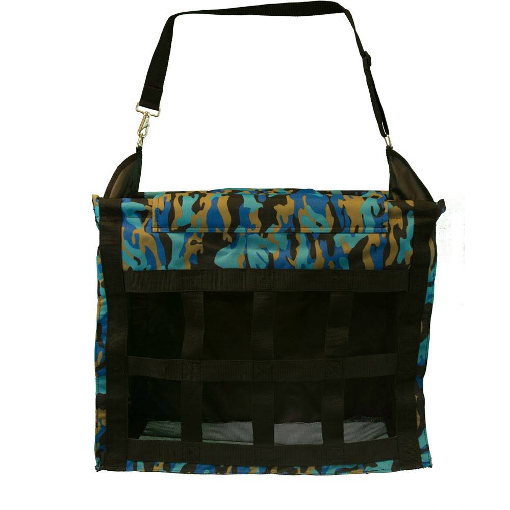 Deluxe Top Load Hay Bag - Blue Camo