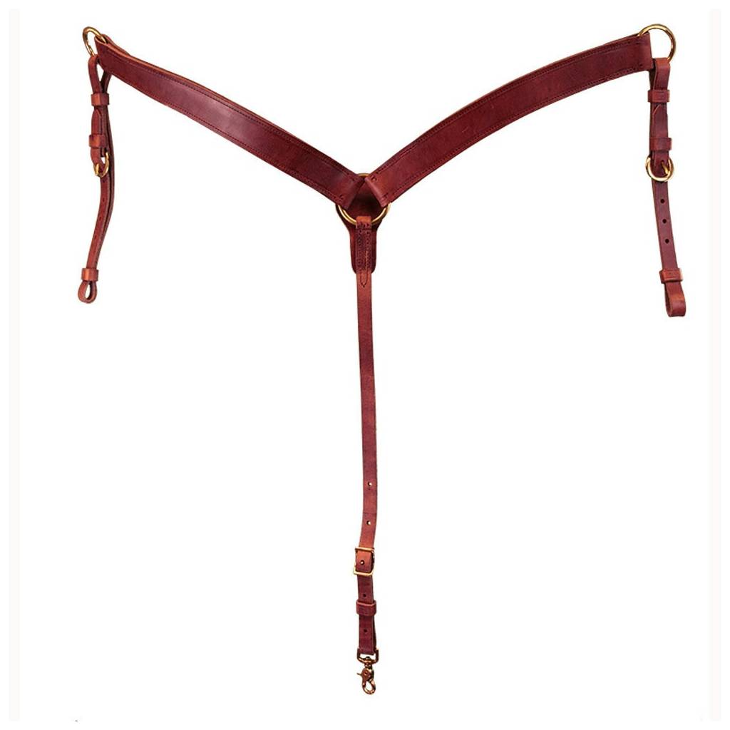 Western Breast Collar Latigo Leather