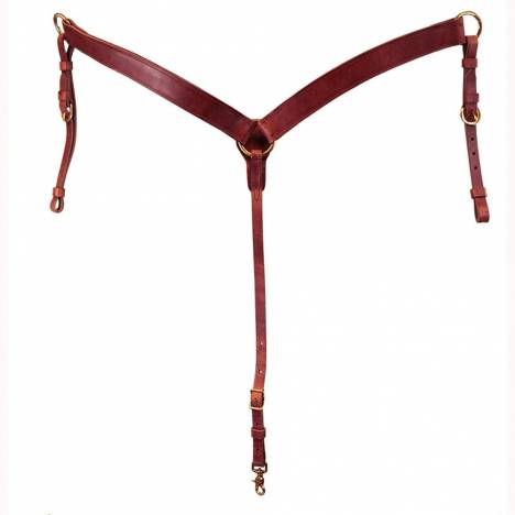 Western Breast Collar Latigo Leather