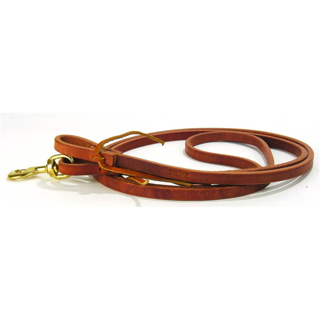 Schutz by Professionals Choice Reins Harness Leather Roping Reins with Waterloops