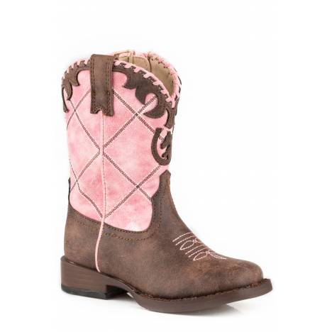 Roper Lacy - Toddler - Brown/Pink