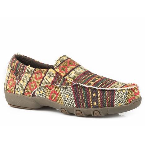 Roper Kids Johnnie Moccasin - Multi Southwest