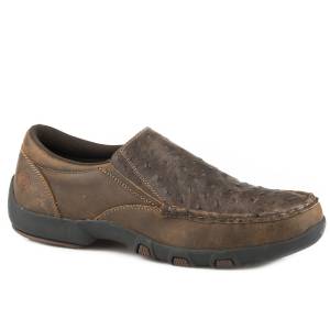 Roper Owen Slip On Shoe - Mens - Vintage Brown