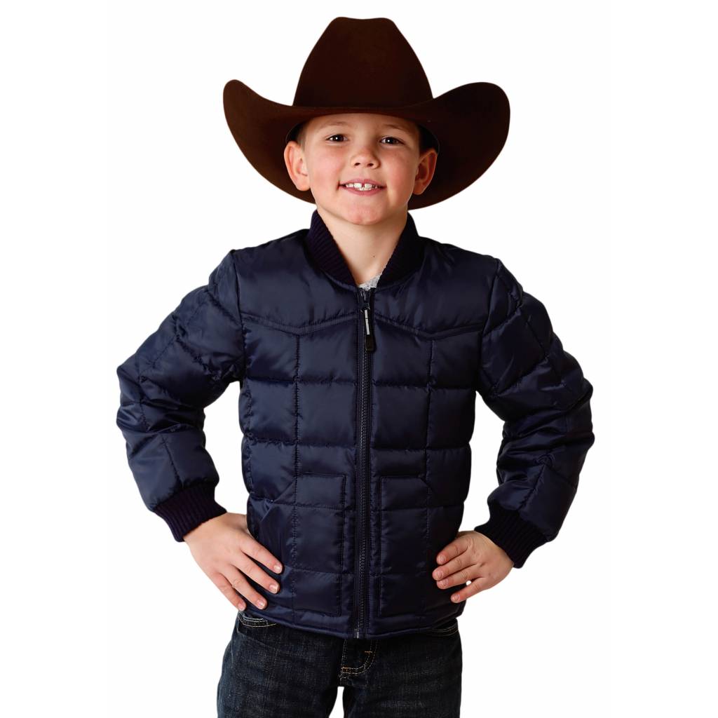 Roper Rangegear Down Jacket-Boys-Blue