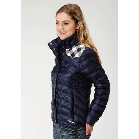 Roper Rangegear Lightweight Down Jacket- Ladies-Blue