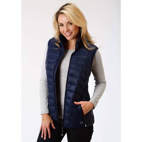 Roper Rangegear Lightweight Down Vest-Ladies-Blue