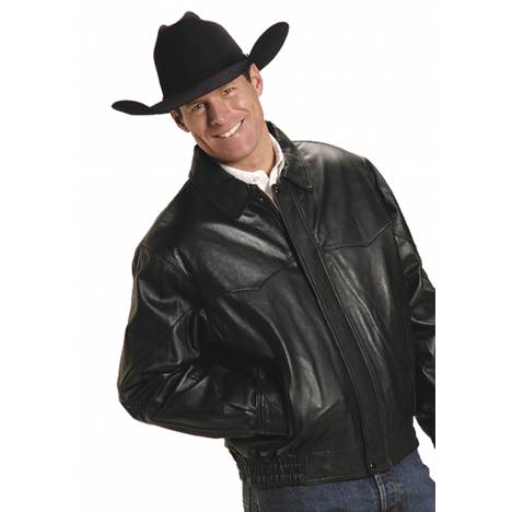 Roper Big Mans Western Bomber Jacket - Mens - Black