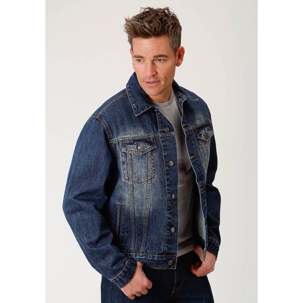 Roper Rangegear Denim Jean Jacket - Mens - Blue