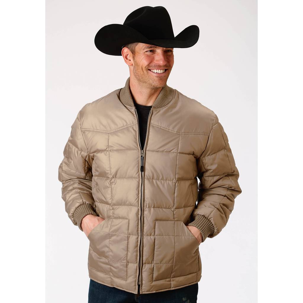 Roper Rangegear Down Jacket - Mens - Khaki