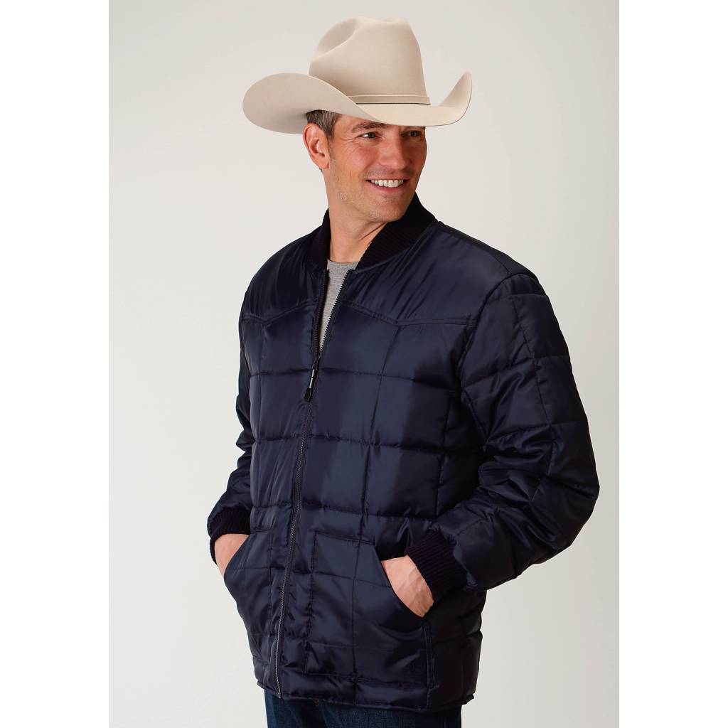 Roper Rangegear Down Jacket - Mens - Navy