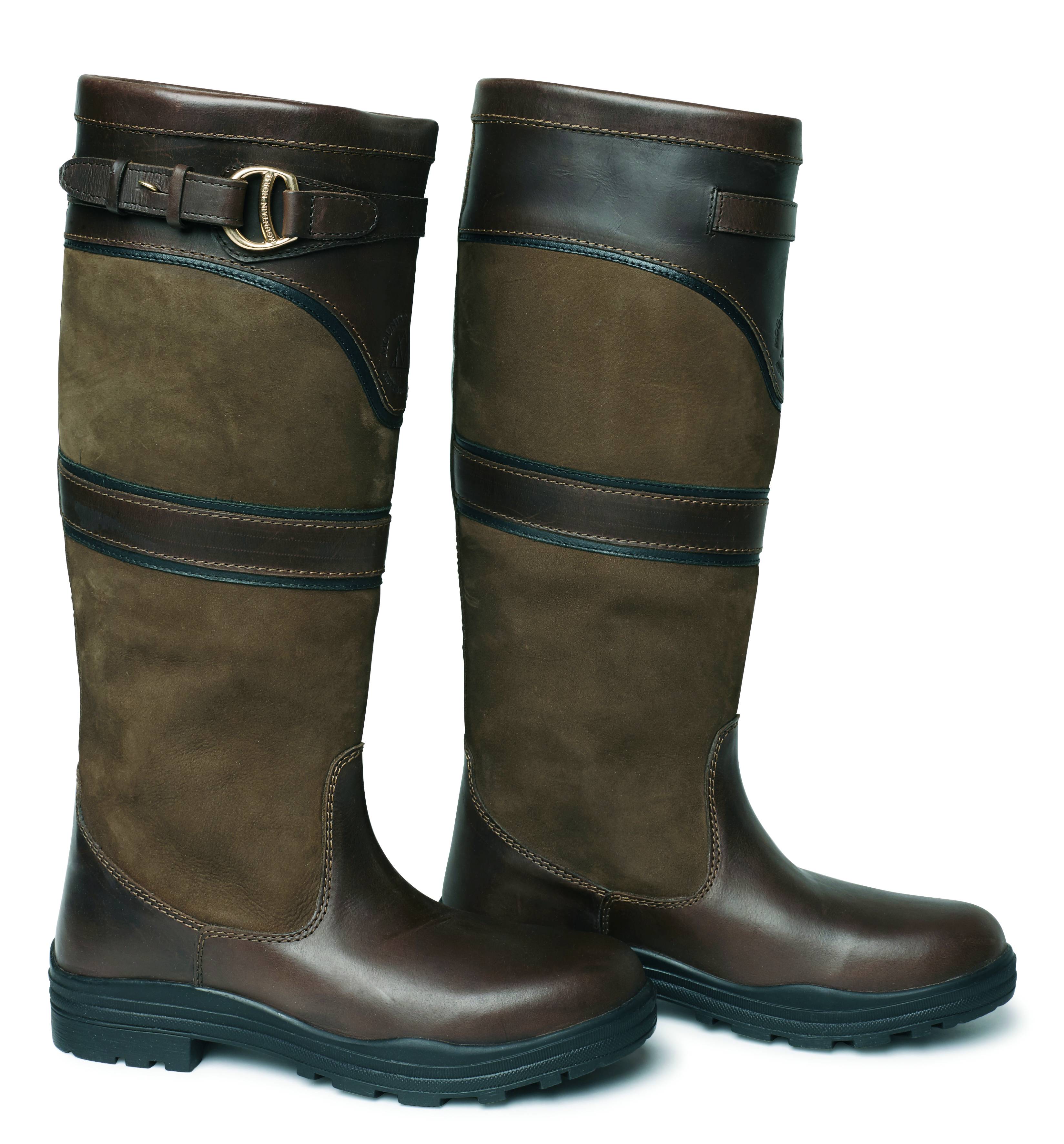 ladies waterproof leather country boots