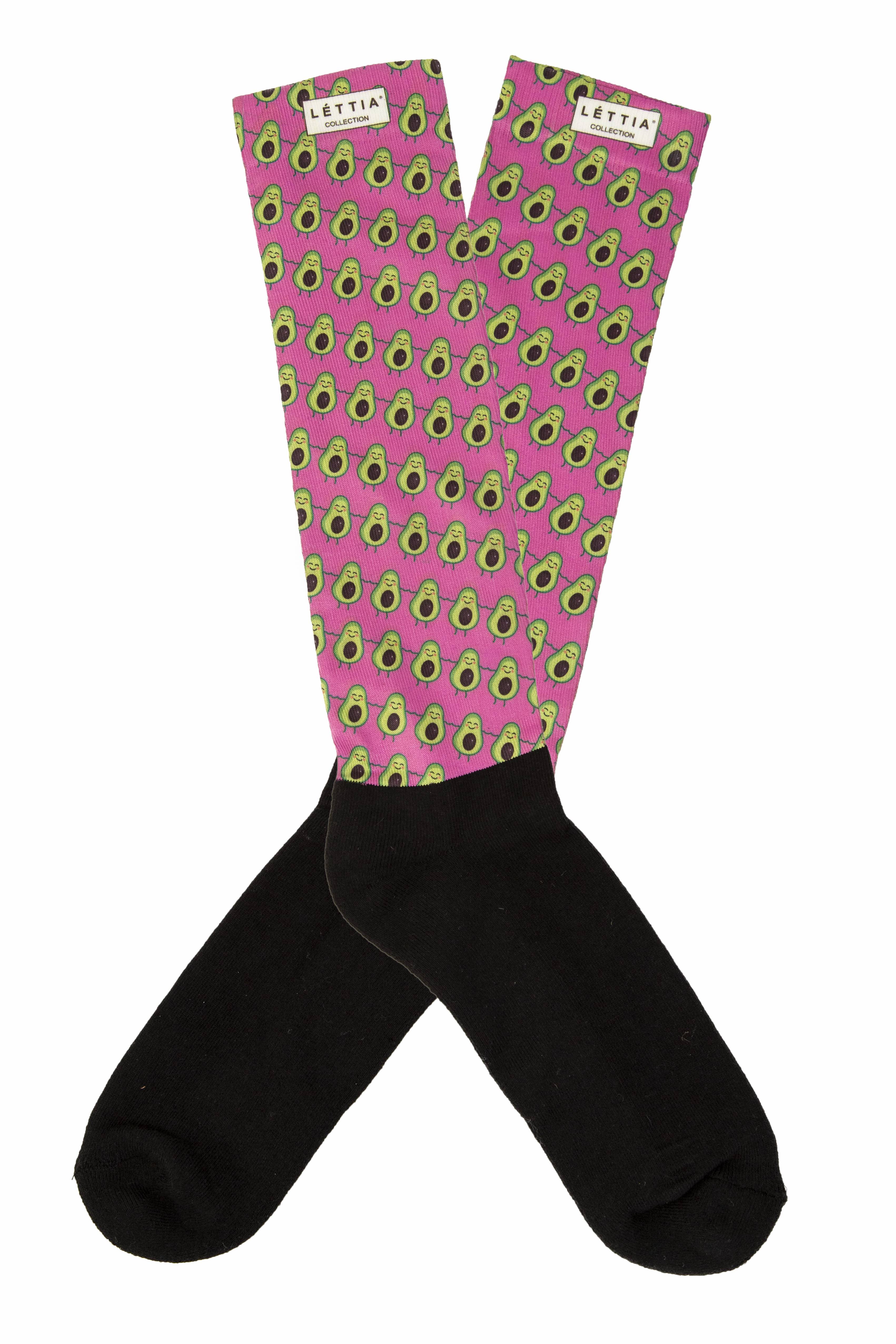 Lettia Avocado Nylon Spandex Padded Sock