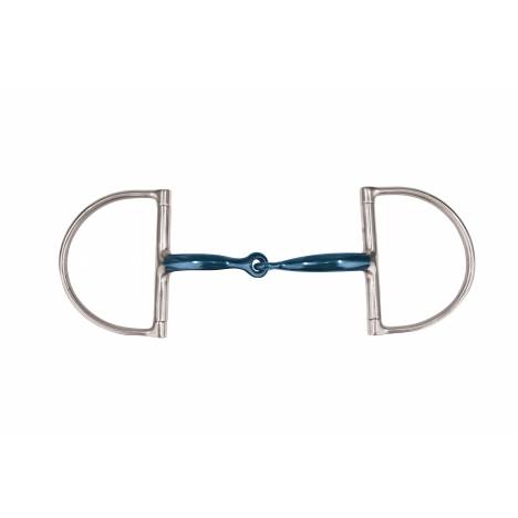 JP Korsteel Blue Steel Jointed Dee Ring Snaffle Bit