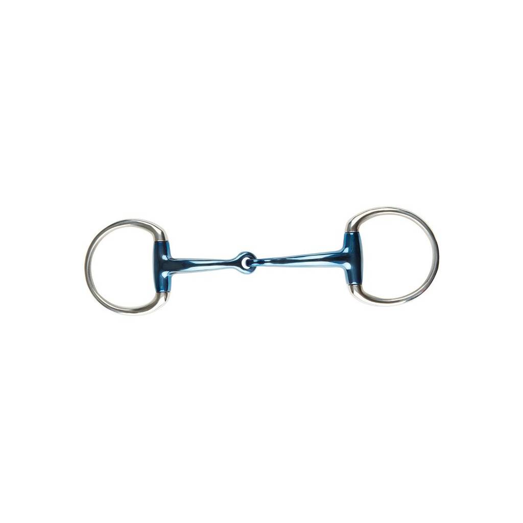 JP Korsteel Blue Steel Eggbutt Snaffle Bit