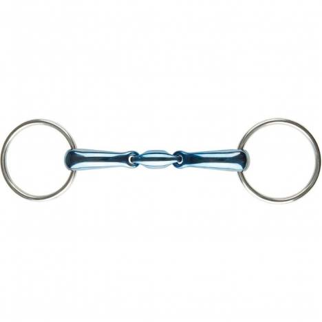 JP Korsteel Blue Steel Oval Loose Ring Snaffle Bit