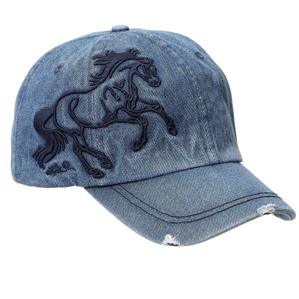 Lila 3-D Galloping Horse Baseball Cap