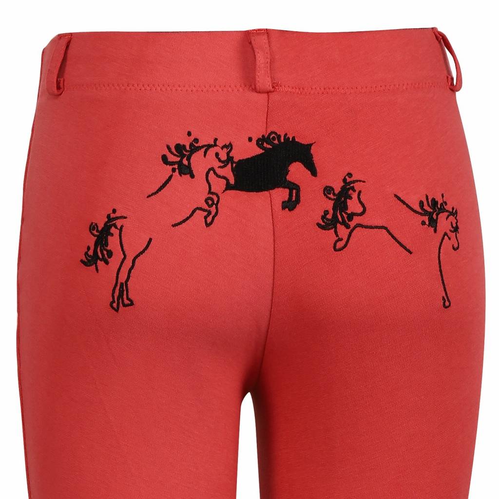 TuffRider Kids Whimsical Horse Embroidered Pull-On Jodhpurs