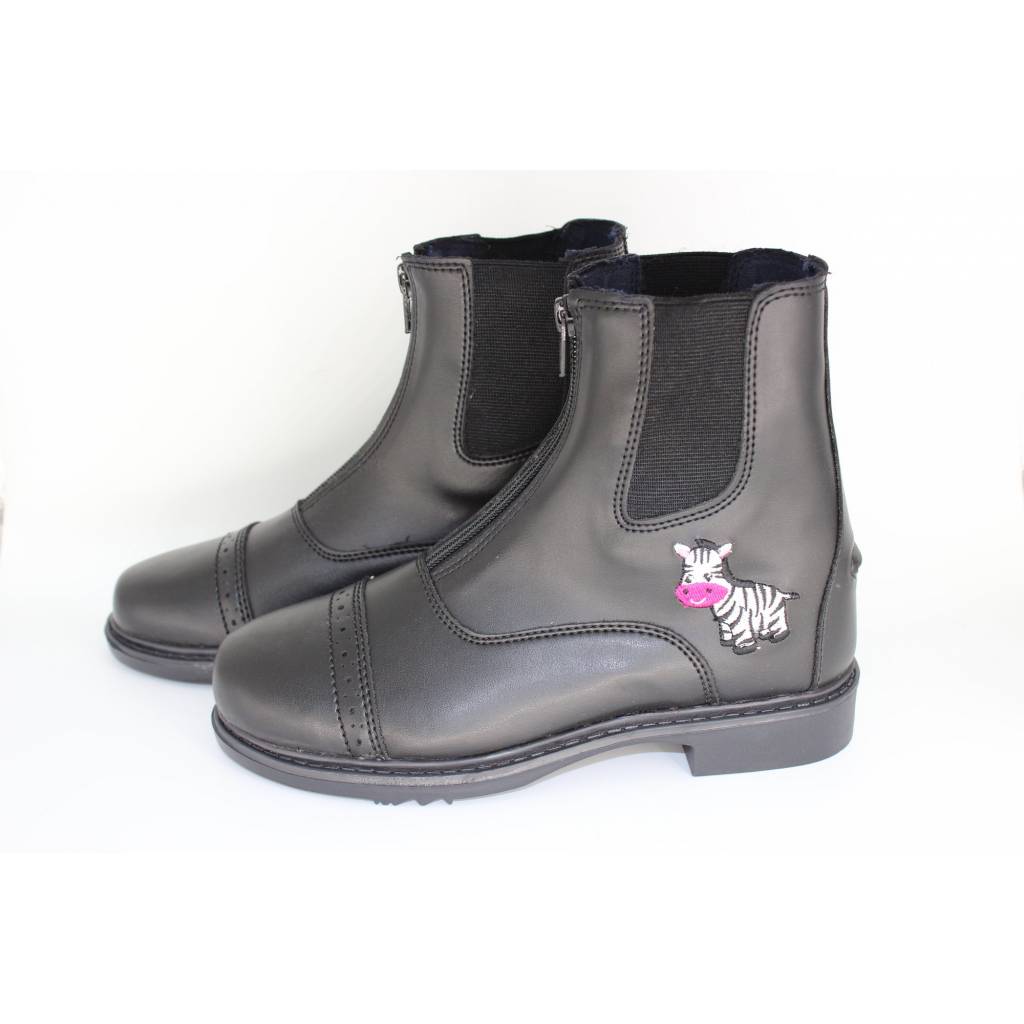 TuffRider Kids Zebra Zip Paddock Boots