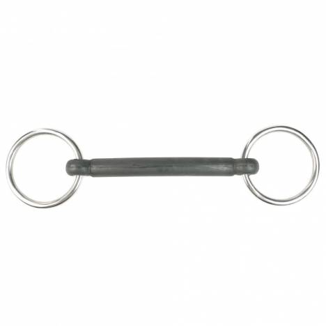 Horze Rubber Mullen Mouth Loose Ring Snaffle Bit