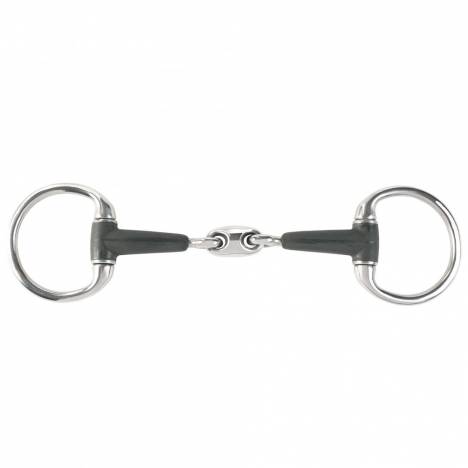 Horze Rubber Oval Link Eggbutt Snaffle Bit