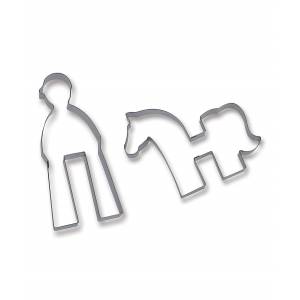 Cookie Cutter set in Gift Box, Horse & Rider