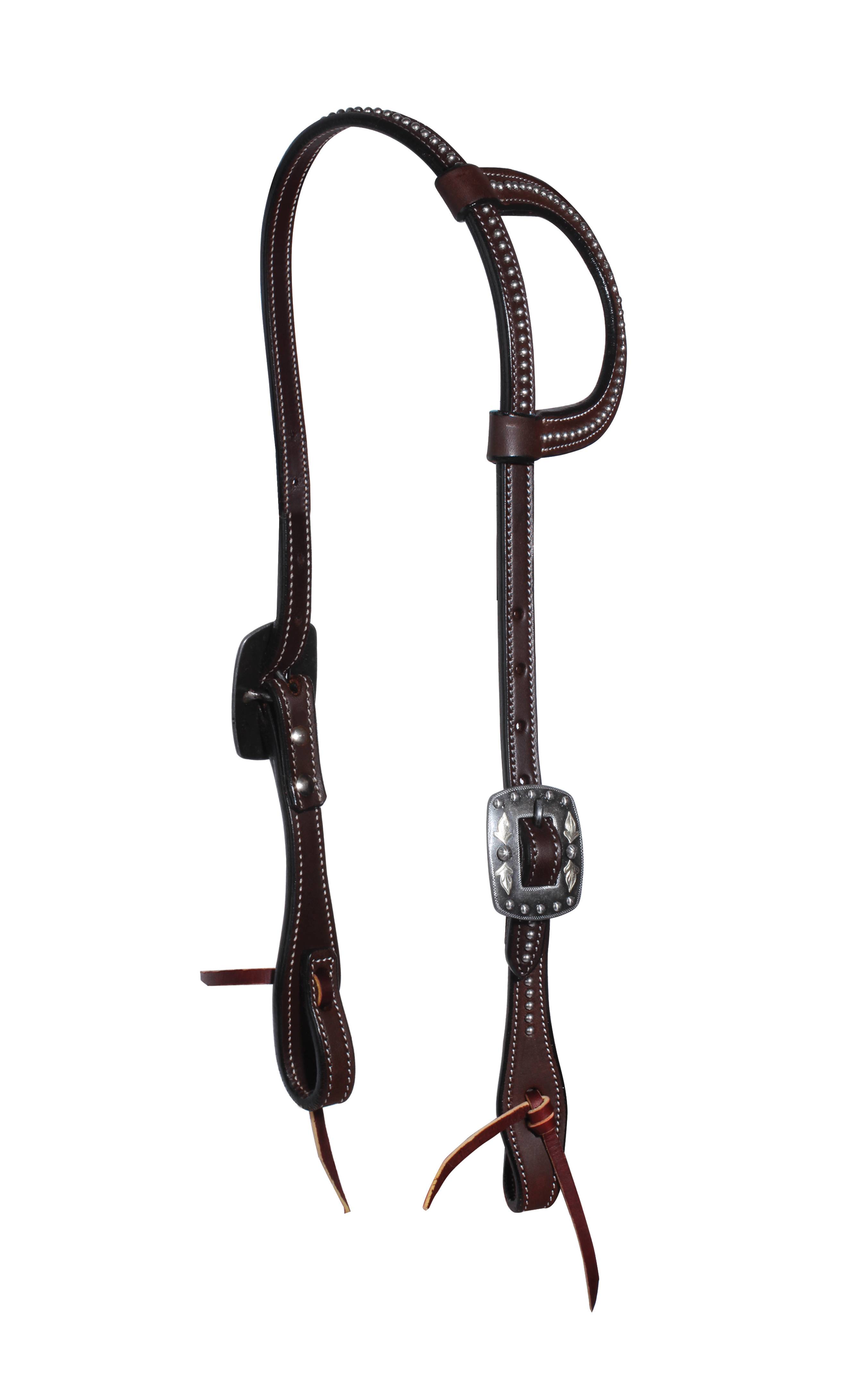 3P1003D Professionals Choice Dotted Single-Ear Headstall sku 3P1003D