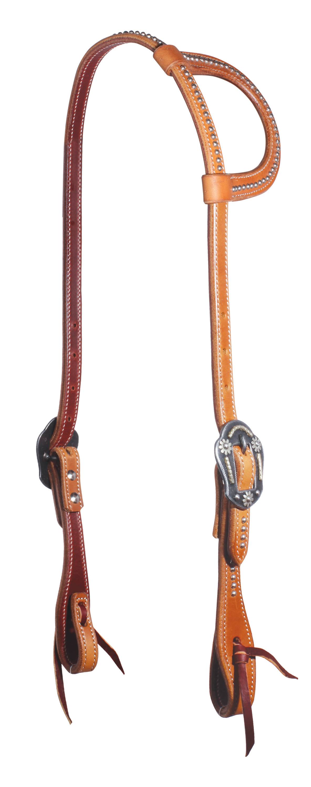 3P1003N Professionals Choice Dotted Single-Ear Headstall sku 3P1003N