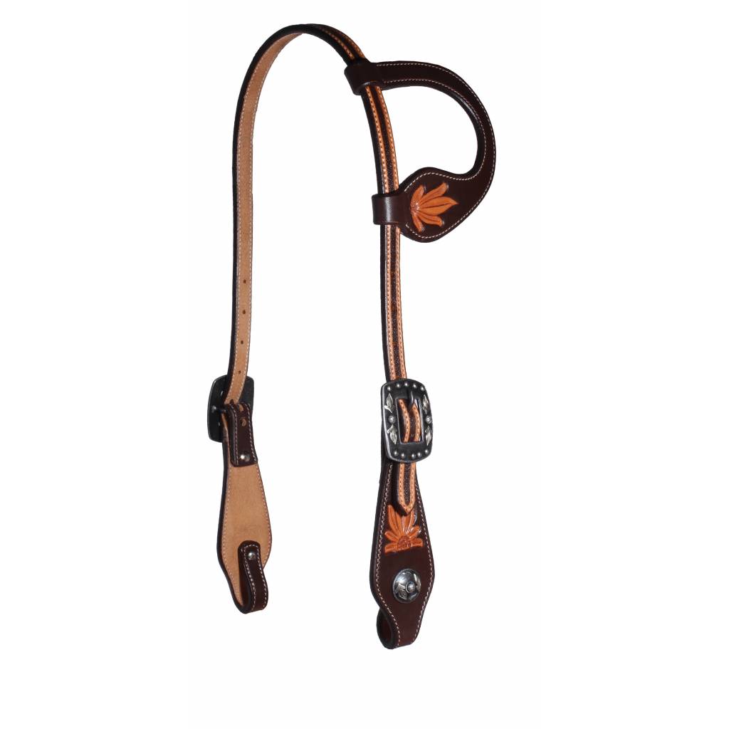 Professionals Choice Single Sunflower Headstall