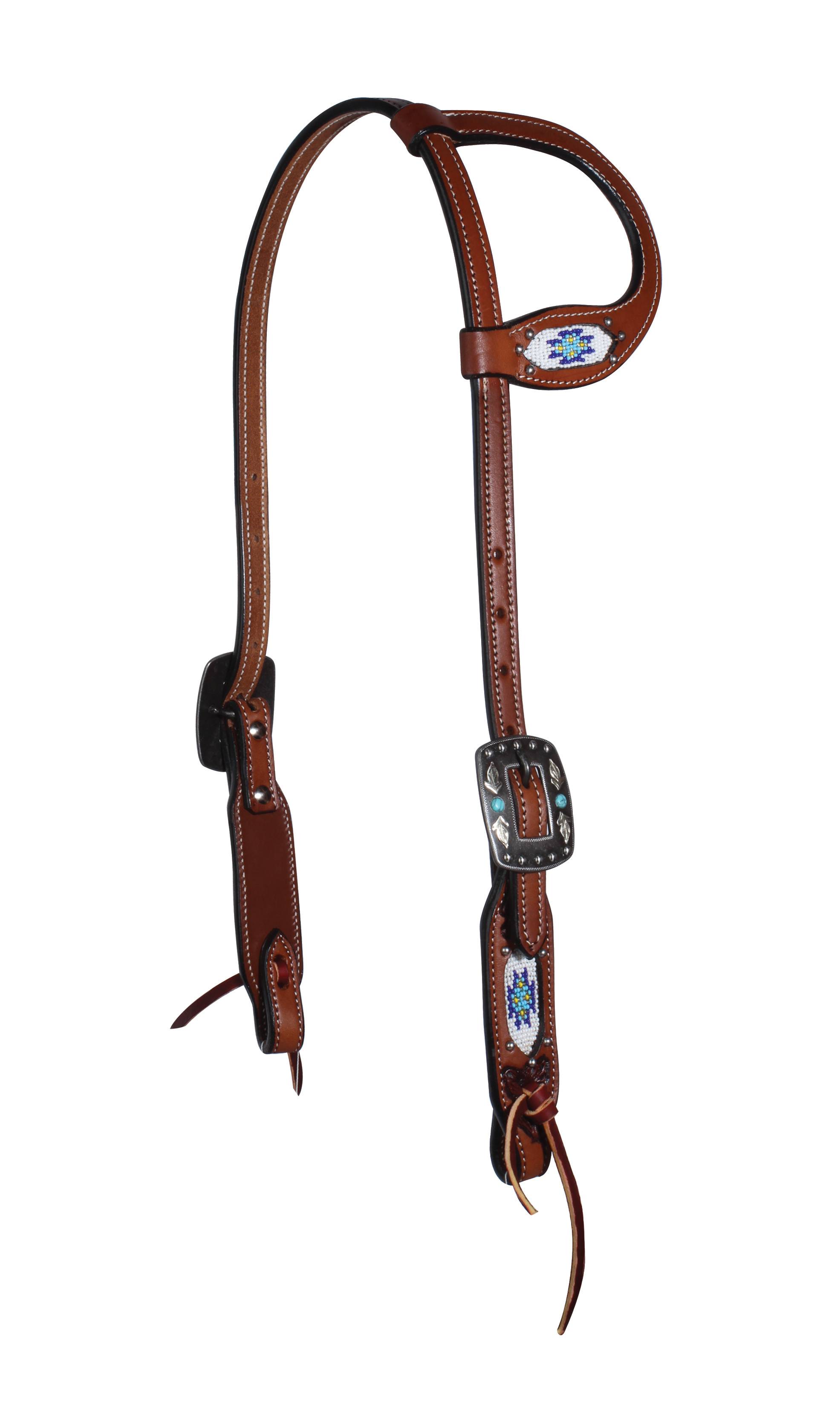 Professionals Choice Beaded One-Ear Headstall